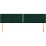  Uzglavlja tamnozelena 180x5x78/88 cm baršunasta | shoptok.hr