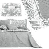 AmeliaHome Prekrivač Tropical Bonaire 260x280 cm, siva / bijela Slike