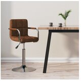  Barski stolac od tkanine smeđi | shoptok.hr