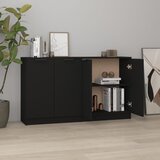 vidaXL Komode 2 kom crne 60 x 30 x 70 cm od konstruiranog drva Cijene