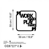 WALLXPERT zidna dekoracija work hard play hard | ePonuda.com
