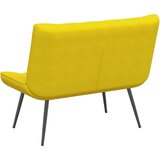  Klupa žuta 110x74x84 cm baršunasta | Eponuda.com