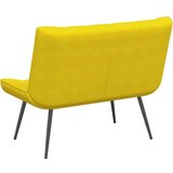  Klupa žuta 110x74x84 cm baršunasta | shoptok.hr