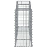  Lučne gabionske košare 2 kom 300x50x100/120cm pocinčano željezo | shoptok.hr