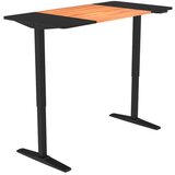 XXXL Pisalna Miza Milan, Črna, Hrast, El. Nastavljiva | Shoptok.si