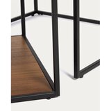 Kave Home Smeđi stolići za kavu u setu 2 kom s pločom stola u dekoru oraha 50x100 cm Yoana – | shoptok.hr