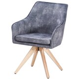 XXXL Stol Lisa, Svetlo Siva | Shoptok.si