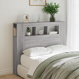  LED uzglavlje boja hrasta 120x18,5x103,5 cm konstruirano drvo | Eponuda.com