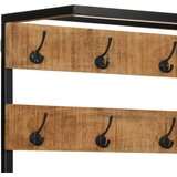  Stalak za kapute s prostorom za cipele 68x30x182 cm drvo manga | Eponuda.ba
