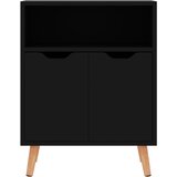  Komoda visoki sjaj crna 60 x 30 x 72 cm od konstruiranog drva | Eponuda.com