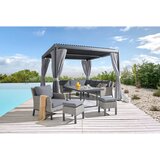 Amatio LOUNGE GARNITURA tkanina aluminij | Shoptok.si