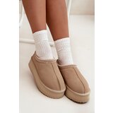 VINCEZA Low suede snow boots for women with embroidery on platform | Shoptok.si