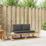  Set vanjskih sofa s jastukom 2 pcs Bijela i antracit Poliester | shoptok.hr