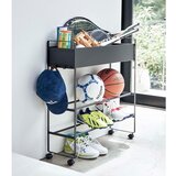YAMAZAKI Črna kovinska omara za otroške čevlje 74,5x74,5x22 cm Tower – | Shoptok.si