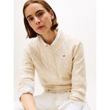 Tommy Hilfiger Pulover svetlo bež | Shoptok.si