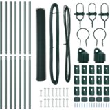 vidaXL heksagonalna ograda Zelena 1x10 m Čelik | shoptok.hr