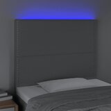  LED uzglavlje svjetlosivo 100x5x118/128 cm od tkanine | shoptok.hr