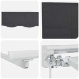  Ročno zložljivo senčilo Antracit 4 × 3 m, (5000205841) | Shoptok.si