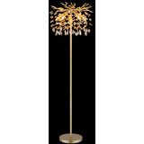 Globo 64138SG - Podna lampa QUEENA 5xE14/40W/230V zlatna | Eponuda.com