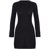 Trendyol Black Mini Knit A-Line Form Fit Dress | Shoptok.si
