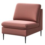 Rodier Rožnat žameten fotelj Belle – | Shoptok.si
