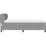  s opruga kutije Svjetlosiva 90 x 200 cm tkanina | shoptok.hr