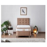 Hanah home dušek, baza i uzglavlje za jednokrevetni krevet latte 120 x 200cm | ePonuda.com