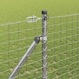  Ograda s postovima Srebrno 1,4 x 10 m Čelik | shoptok.hr