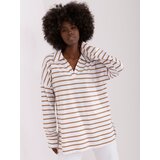 LAKERTA Blouse-LK-BZ-509314.83-white-brown | Shoptok.si