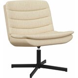  Stolica na kotačiće Krema 63 x 75 x 76 cm tkanina | shoptok.hr