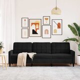  Trosjed crni 210 cm baršunasti | Eponuda.ba