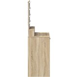  Toaletni Stol s LED Osvjetljenjem - Sonoma Hrast - 50x41x140 cm | shoptok.hr