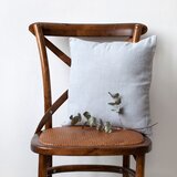 Linen Tales svjetlosiva lanena jastučnica, 45 x 45 cm Cijene
