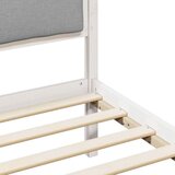  Okvir za krevet s uzglavljem Svijetlo siva 100 x 200 cm | shoptok.hr