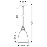  Luster na sajli VOICE 1xE27/40W/230V | Eponuda.com