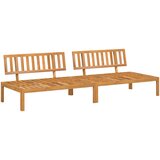  Set sofe Sivo-smeđa 240 x 92 x 69 cm Čvrsto drvo akacije | shoptok.hr