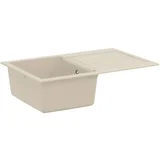 Umivalnica Bež 780 x 500 mm 80% Kvarc in 20% Smola - - Bež - 17.82 - 780 x 500 mm - 2025-vidaXL-Uvoz_2
