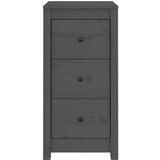  Komode 2 kom sive 40 x 35 x 80 cm od masivne borovine | shoptok.hr