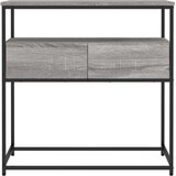  Konzolni stol siva boja hrasta 75x40x75 cm konstruirano drvo | shoptok.hr