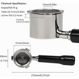 CAPFEI brezdna ročka za espresso za DeLonghi 51mm | Shoptok.si