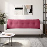  Jastuk za leđa Vinska crvena 160 x 24 x 50 cm Baršun | shoptok.hr