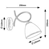  Brilagi - Zidna lampa FRED 1xE27/60W/230V zlatna | Eponuda.com