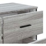 vidaXL Predalnik siva sonoma 91x35,5x74,5 cm inženirski les | Shoptok.si