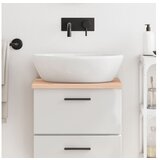 vidaXL Kupaonska radna ploča 40x40x2 cm netretirano masivno drvo Cijene