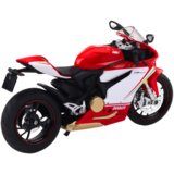 SPORTS Motorcycle Metal Red White Lights Sounds 1:12 | shoptok.hr