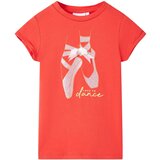 vidaXL Otroška majica s kratkimi rokavi rdeča 116 | Shoptok.si