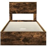  Okvir za krevet s ladicama Dimljeni hrast 90 x 190 cm | shoptok.hr