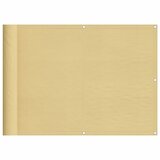 Balkonski zaslon boja pijeska 75x300 cm 100 % poliester Oxford | shoptok.hr