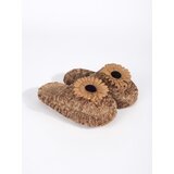 Shelvt Brown children's slippers with a decorative flower | Eponuda.ba