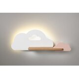  LED Dečija zidna svetiljka sa policom CLOUD LED/5W/230V bela/ružičasta | Eponuda.com